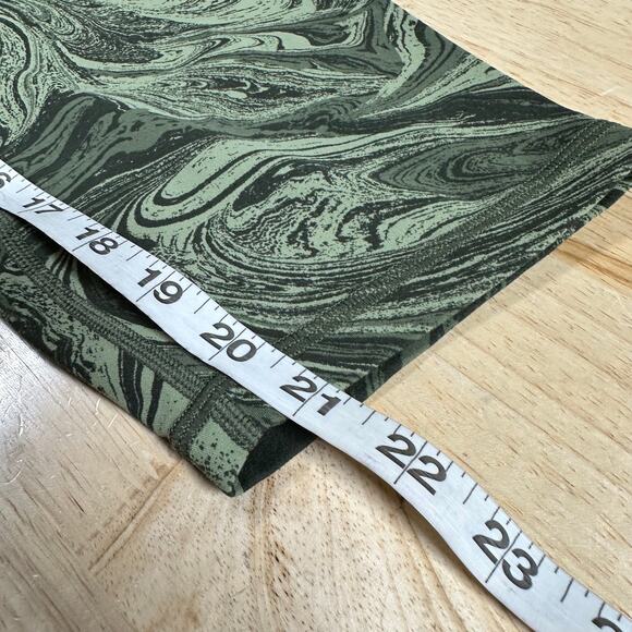 Athleta Transcend 7/8 Tight Sumi Marble Green Women's Size 3X New With Tags - Picture 11 of 11